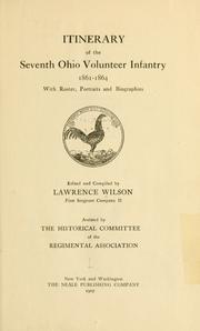 Cover of: Itinerary of the Seventh Ohio volunteer infantry, 1861-1864