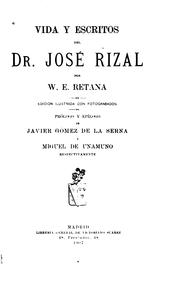 Cover of: Vida y escritos del dr. José Rizal