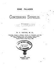 Cover of: Some fallacies concerning syphilis.