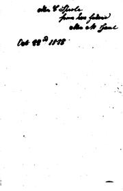 Cover of: A sermon occasioned by the death of the Rev. James Patterson: preached in the First Presbyterian Church, Northern Liberties, November 26th, and in the First Presbyterian Church, Philadelphia, December 3d, 1837