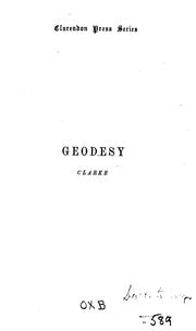 Cover of: Geodesy