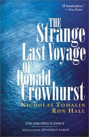 Cover of: The Strange Last Voyage of Donald Crowhurst by Nicholas Tomalin, Ron Hall