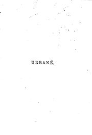 Cover of: Urbané and his friends. by E. Prentiss