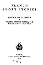 Cover of: French short stories by Buffum, Douglas Labaree