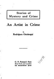 Cover of: An artist in crime by Rodrigues Ottolengui