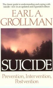 Cover of: Suicide by Earl A. Grollman