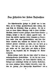 Cover of: Das fähnlein der sieben aufrechten | Gottfried Keller