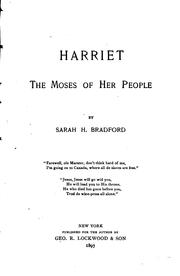 Cover of: Harriet, the Moses of her people