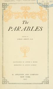 Cover of: The parables