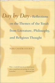 Cover of: Day By Day: Reflections on the Themes of the Torah from Literature,  Philosophy, and Religious Thought