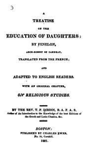 Cover of: A treatise on the education of daughters