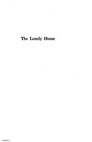 Cover of: lonely house: from the German of Adolf Streckfuss ...