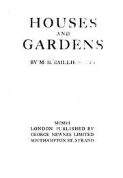 Cover of: Houses and gardens