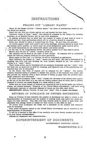 Cover of: A comprehensive list of United States public documents now offered to organized public libraries free of all cost by United States. Superintendent of Documents