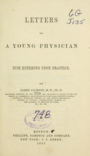 Cover of: Letters to a young physician just entering upon practice.