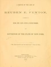 Cover of: A sketch of the life of Reuben E. Fenton by 