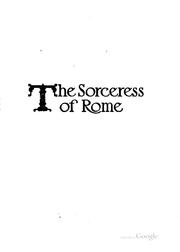 Cover of: The sorceress of Rome by Nathan Gallizier