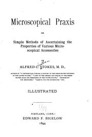 Microscopical praxis by Alfred Cheatham Stokes