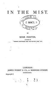 Cover of: In the mist by Rose Porter