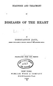 Cover of: Diagnosis and treatment of diseases of the heart