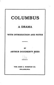 Cover of: Columbus: a drama