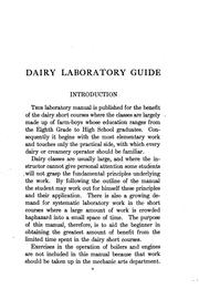 Cover of: Dairy laboratory guide by Charles Wesley Melick