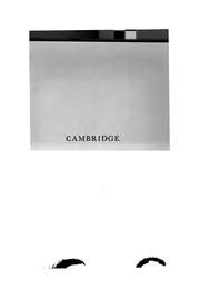 Cover of: Cambridge by Mildred Anna Rosalie Tuker