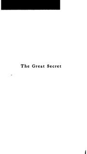Cover of: The great secret by Edward Phillips Oppenheim