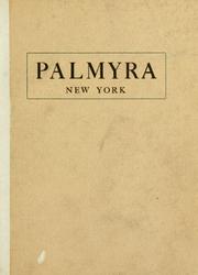 Palmyra, Wayne County, New York by Palmyra (N.Y.). Western Presbyterian Church. Woman's Society.