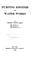 Cover of: Pumping engines for water works