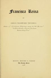 Cover of: Francisca Reina by Amelia Woodward Truesdell, Amelia Woodward Truesdell