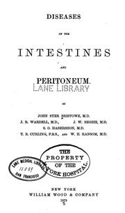 Cover of: Diseases of the intestines and peritoneum.