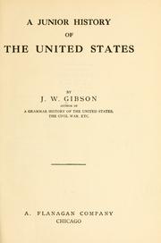 Cover of: A junior history of the United States