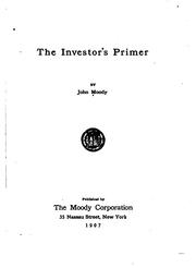 Cover of: The investor's primer by Moody, John