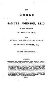 Cover of: The works of Samuel Johnson... by Samuel Johnson