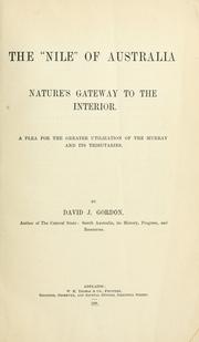 Cover of The "Nile" of Australia
