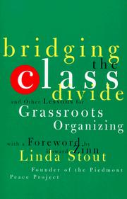Cover of: Bridging the class divide and other lessons for grassroots organizing by Linda Stout
