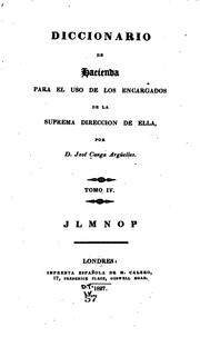 Diccionario de hacienda by José Canga Argüelles