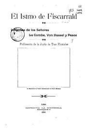 Cover of: El istmo de Fiscarrald