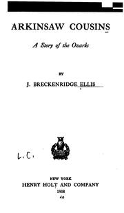 Cover of: Arkinsaw cousins: a story of the Ozarks