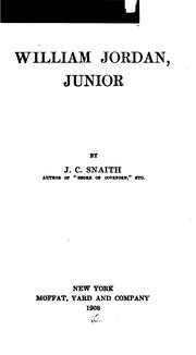 Cover of: William Jordan, junior