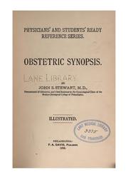 Cover of: Obstetric synopsis.