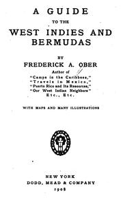 Cover of: A guide to the West Indies and Bermudas