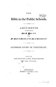 Cover of: The Bible in the public schools. by John D. Minor