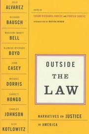 Cover of: Outside the law by edited by Susan Richards Shreve and Porter Shreve.