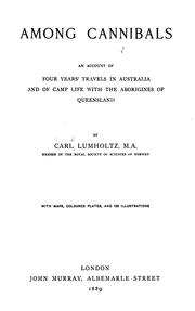 Cover of: Among cannibals by Carl Lumholtz