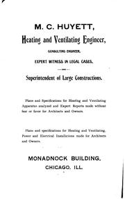 Cover of: Mechanical heating and ventilation , an exhaustive analysis of all systems.
