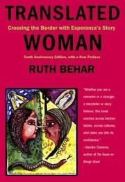 Cover of: Translated woman by Ruth Behar