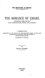 Cover of: The romance of Emaré.