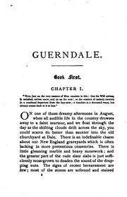 Cover of: Guerndale: an old story